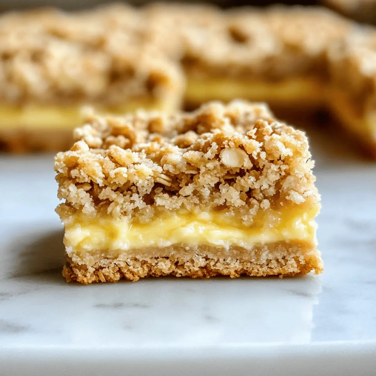 Zesty Lemon Oatmeal Crumble Bars for a Sweet Escape 2