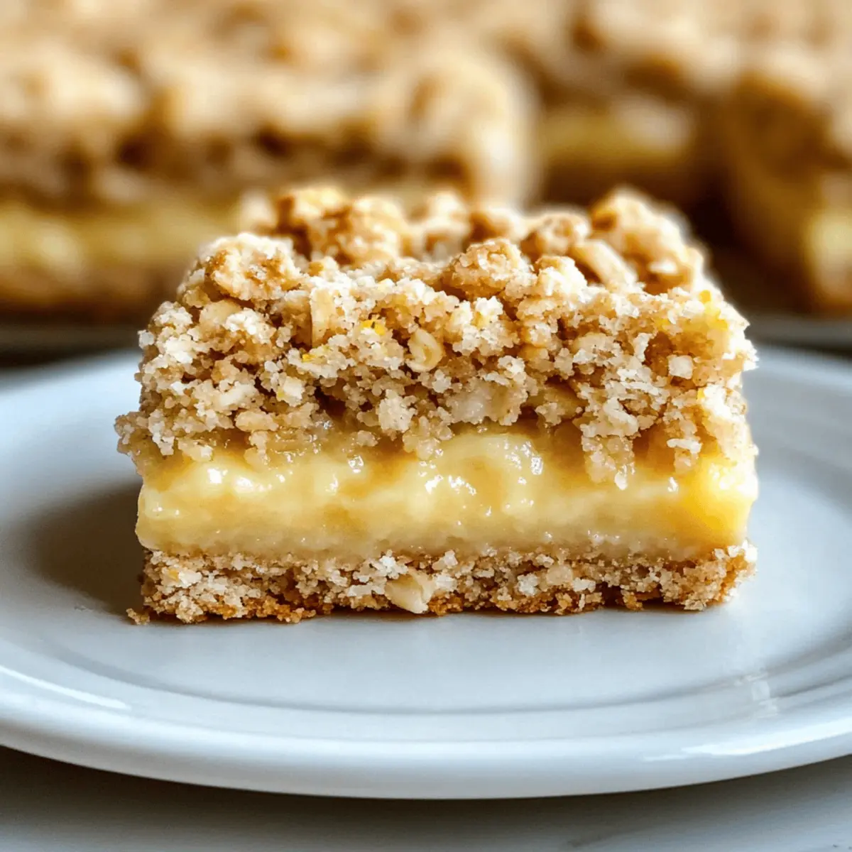 Zesty Lemon Oatmeal Crumble Bars for a Sweet Escape 3