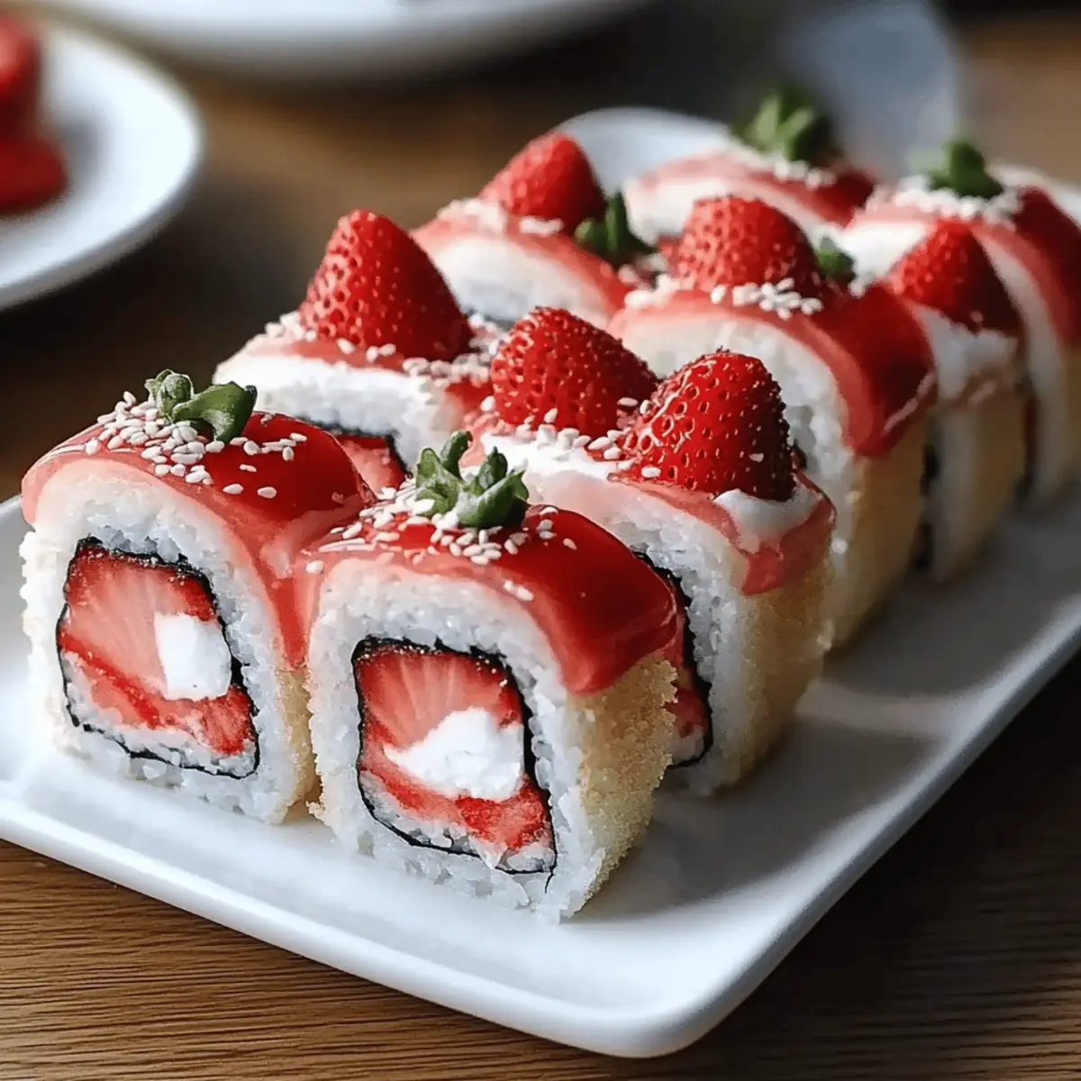 Strawberry Shortcake Sushi