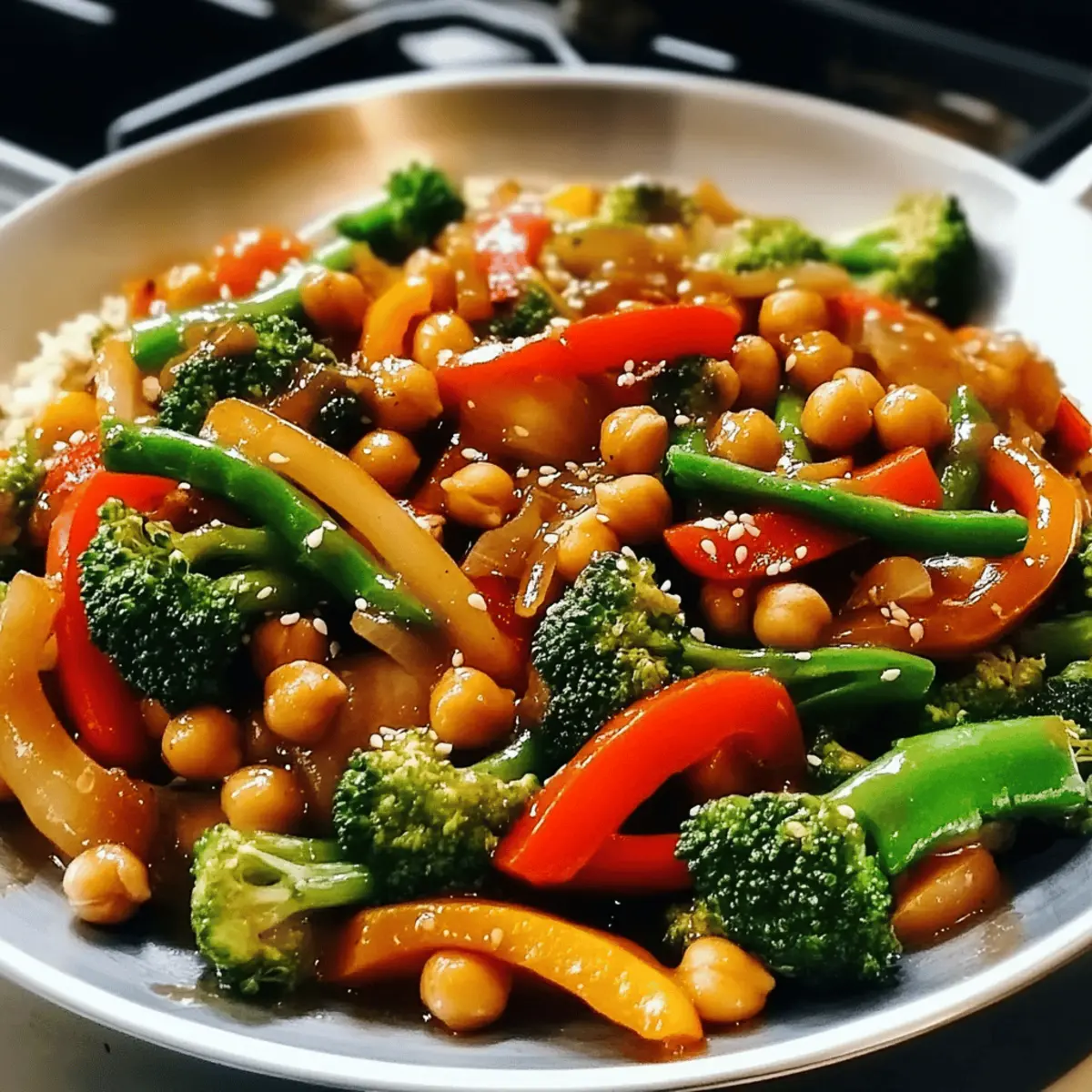 Chickpea Veggie Stir Fry