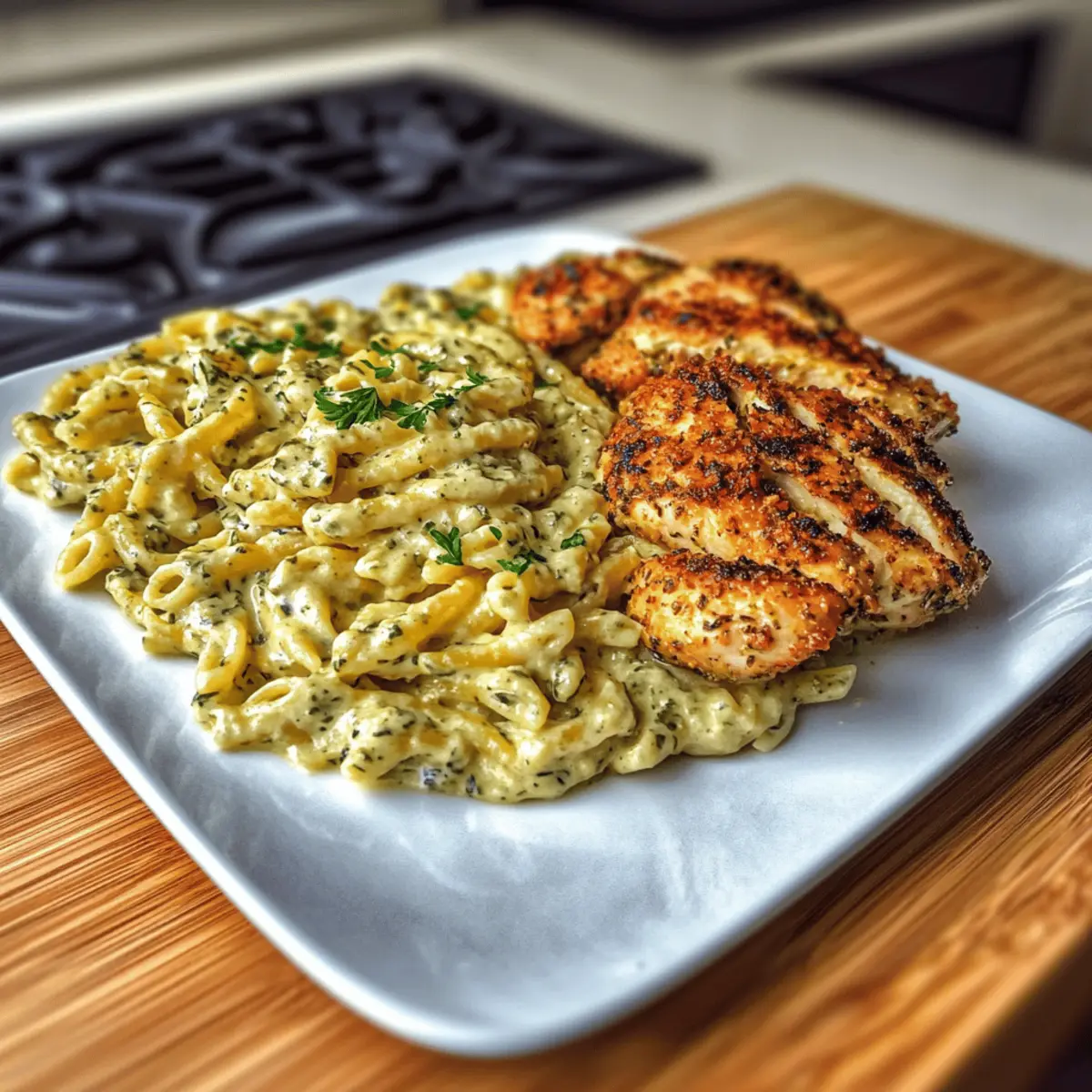 Creamy Garlic Parmesan Chicken Pasta