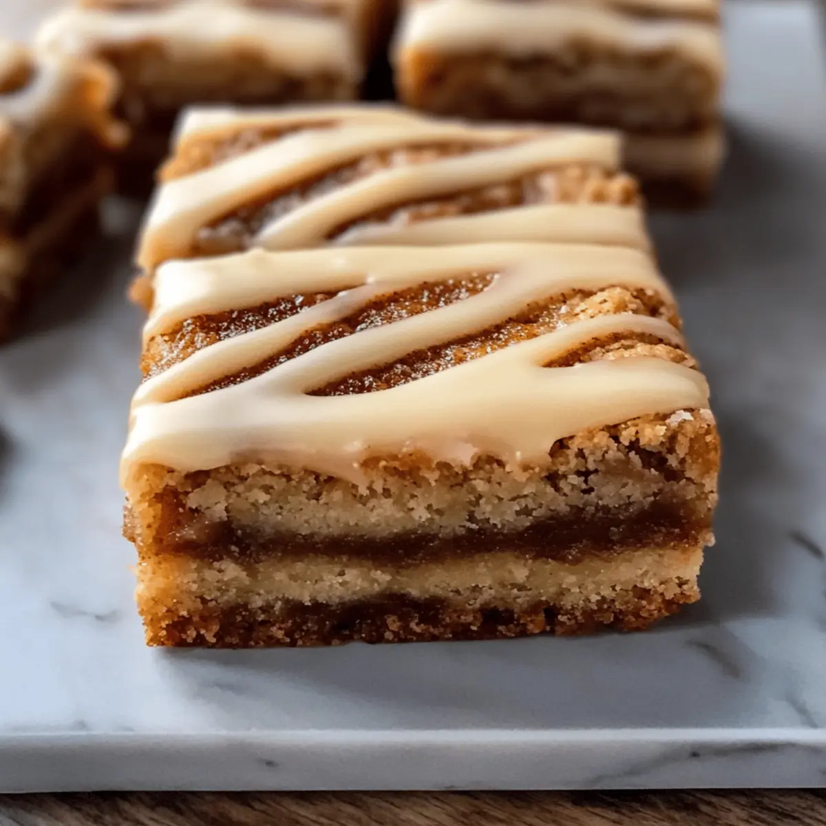 Cinnamon Roll Blondies That Will Melt in Your Mouth 4 Cinnamon Roll Blondies