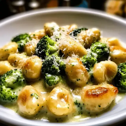 Creamy Broccoli Gnocchi