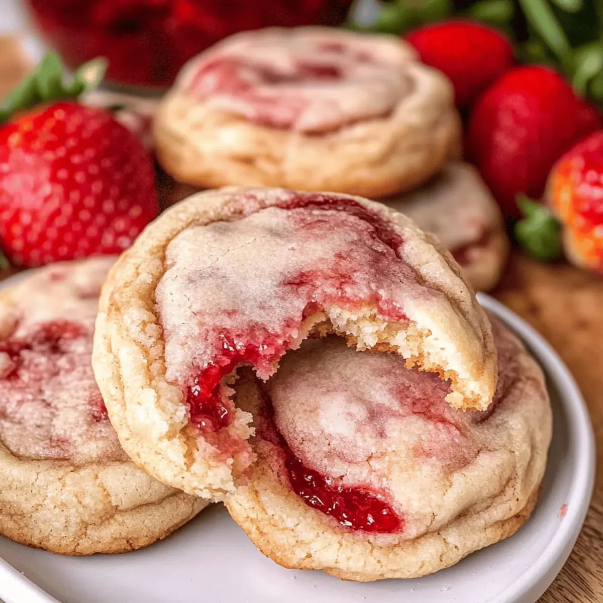 Strawberry Cheesecake Cookies that Melt in Your Mouth 4 Strawberry Cheesecake Cookies