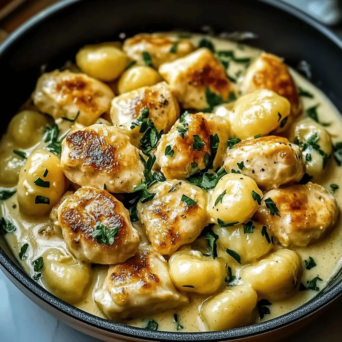 Lemon Chicken Gnocchi