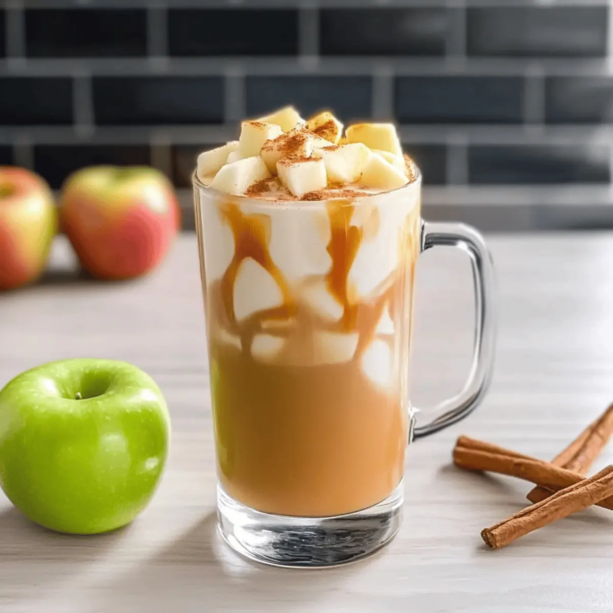 Caramel Apple Spice Iced Coffee kuwwhr