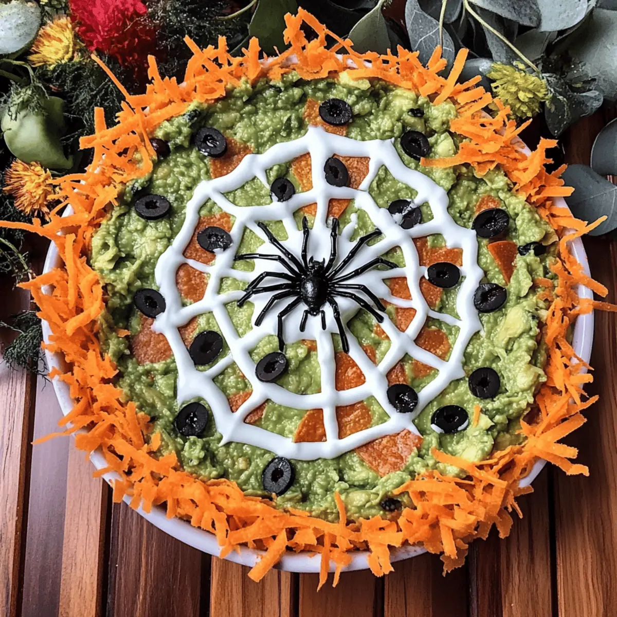 Halloween Taco Dip nkdpjy