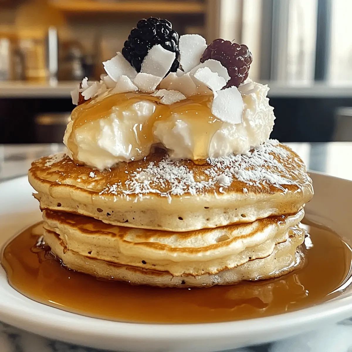 Sweet Coconut Cream Pancakes ntk9j3