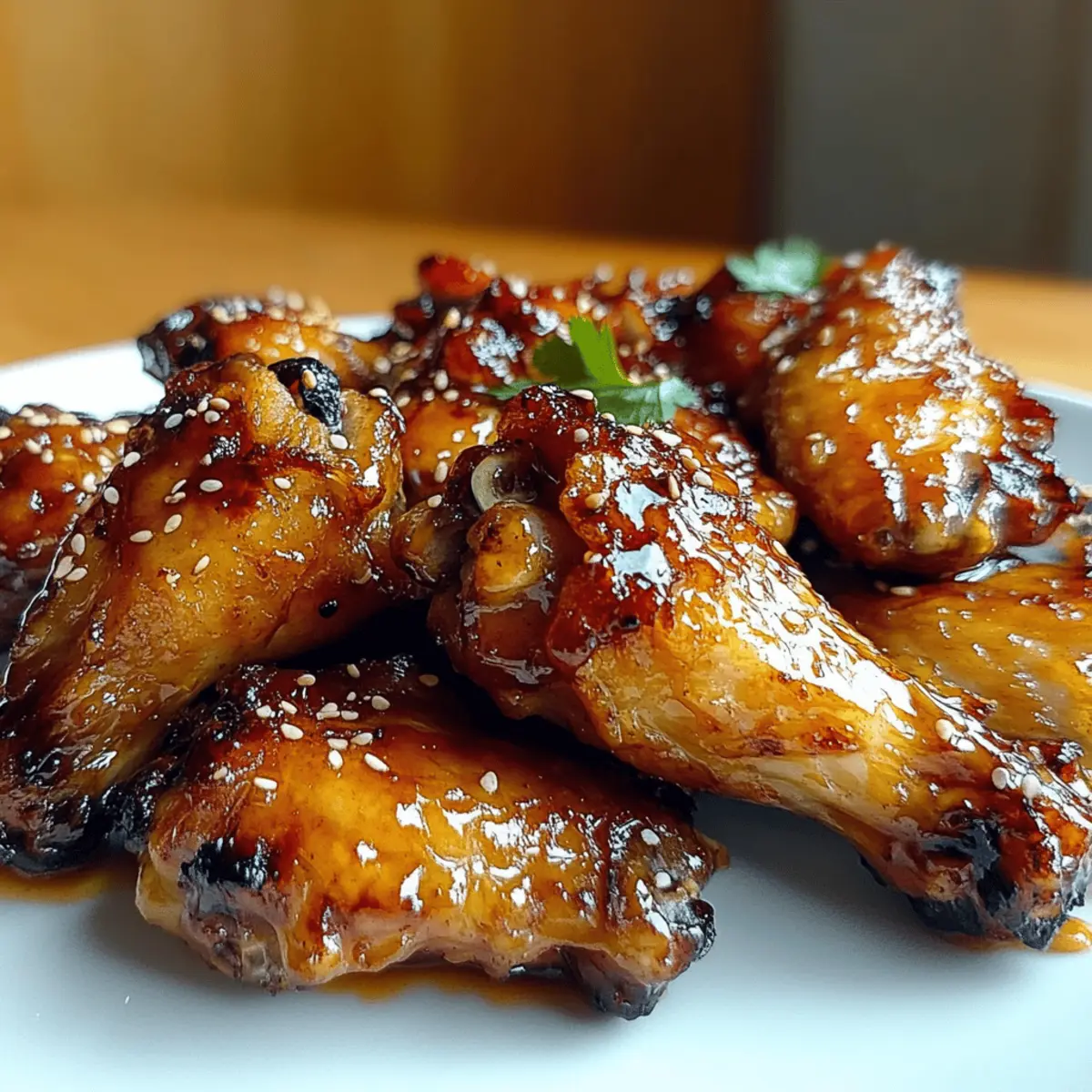 Teriyaki Chicken Wings tuftjw