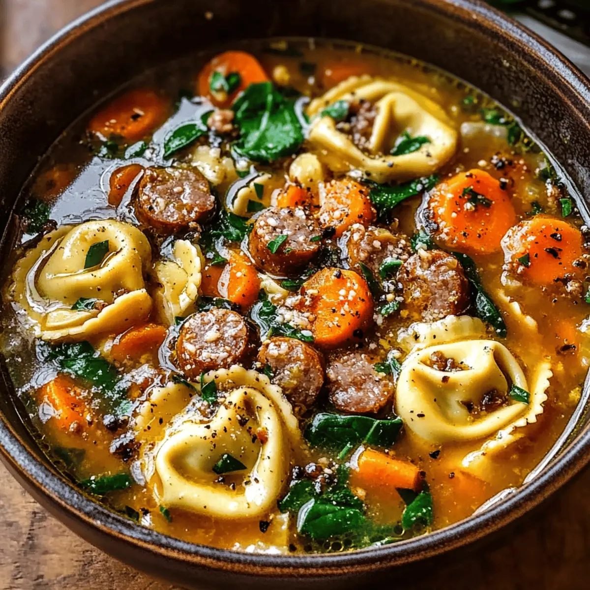 Tortellini Soup with Sausage gadizn