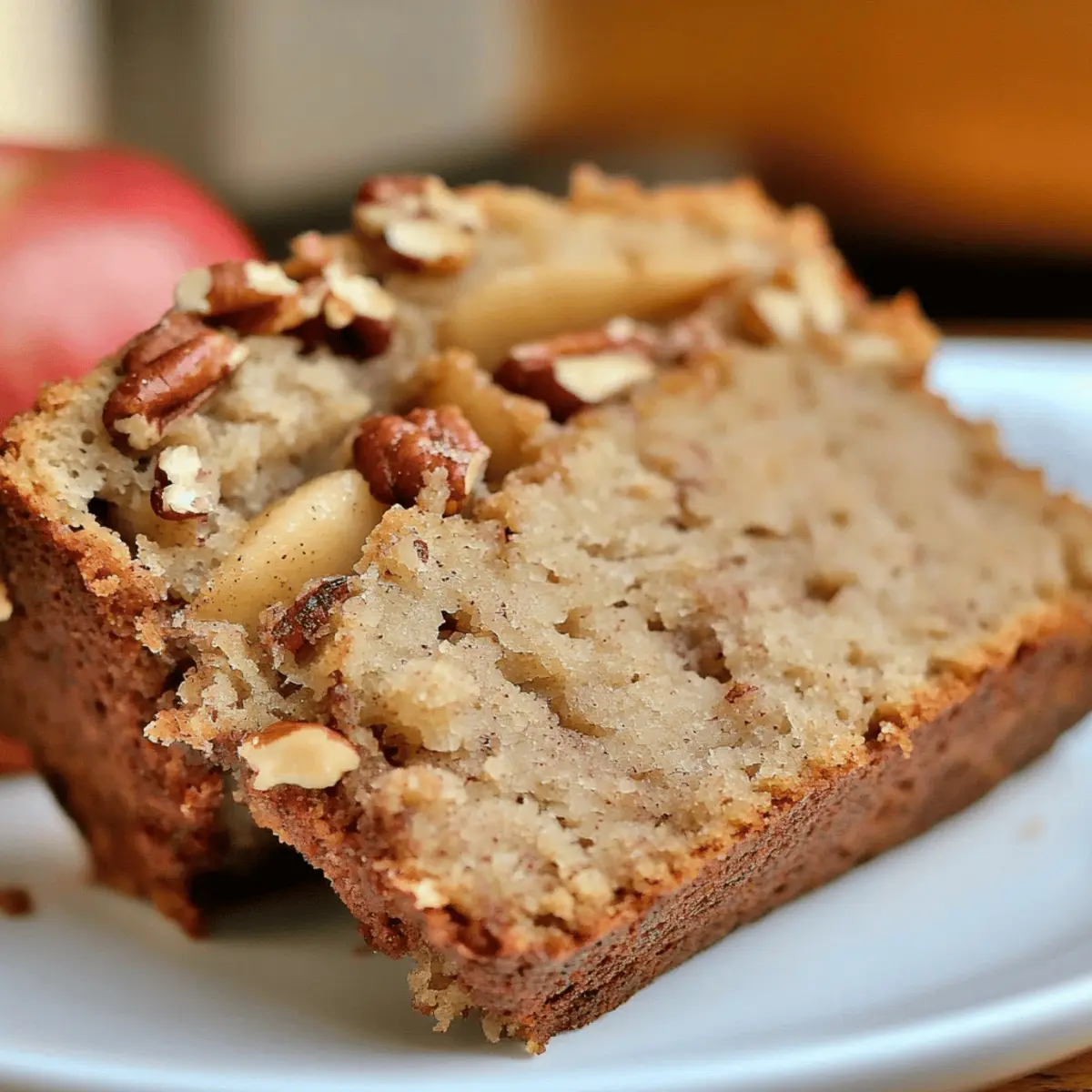 Apple Bread with Cinnamon Pecan Crunch ihq2lz