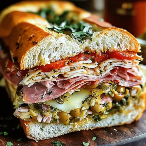 Authentic Muffaletta Sandwich