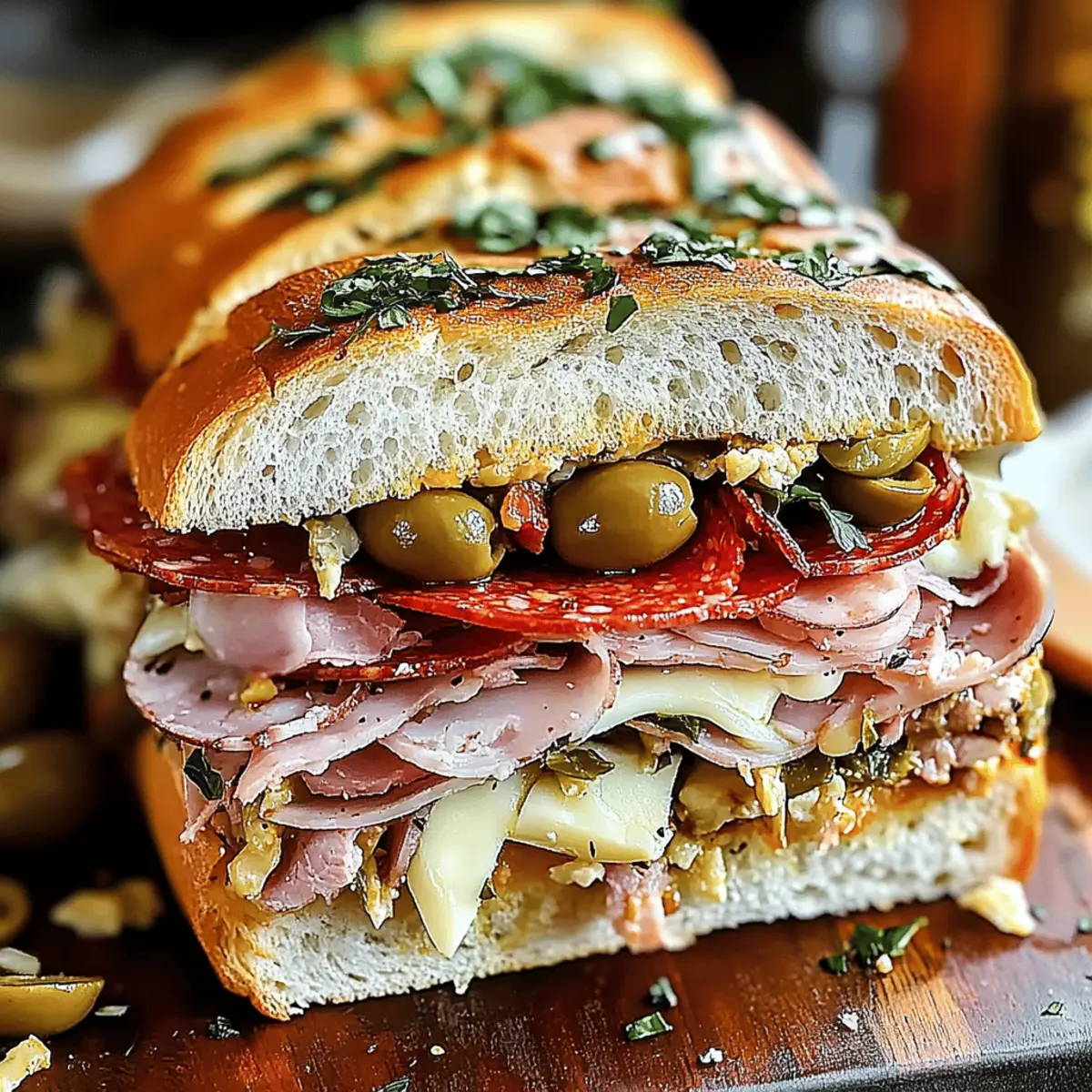 Authentic Muffaletta Sandwich mbajiv