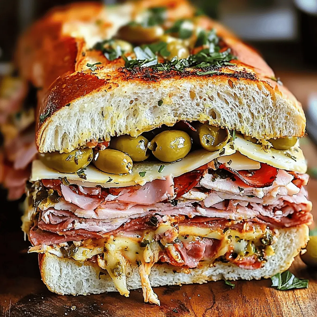 Authentic Muffaletta Sandwich yzira7