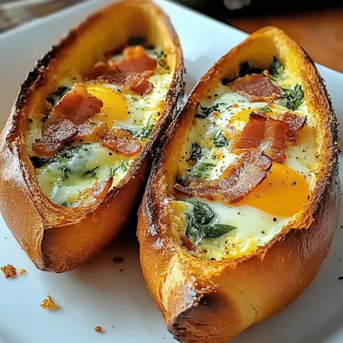 Baked Egg Boats