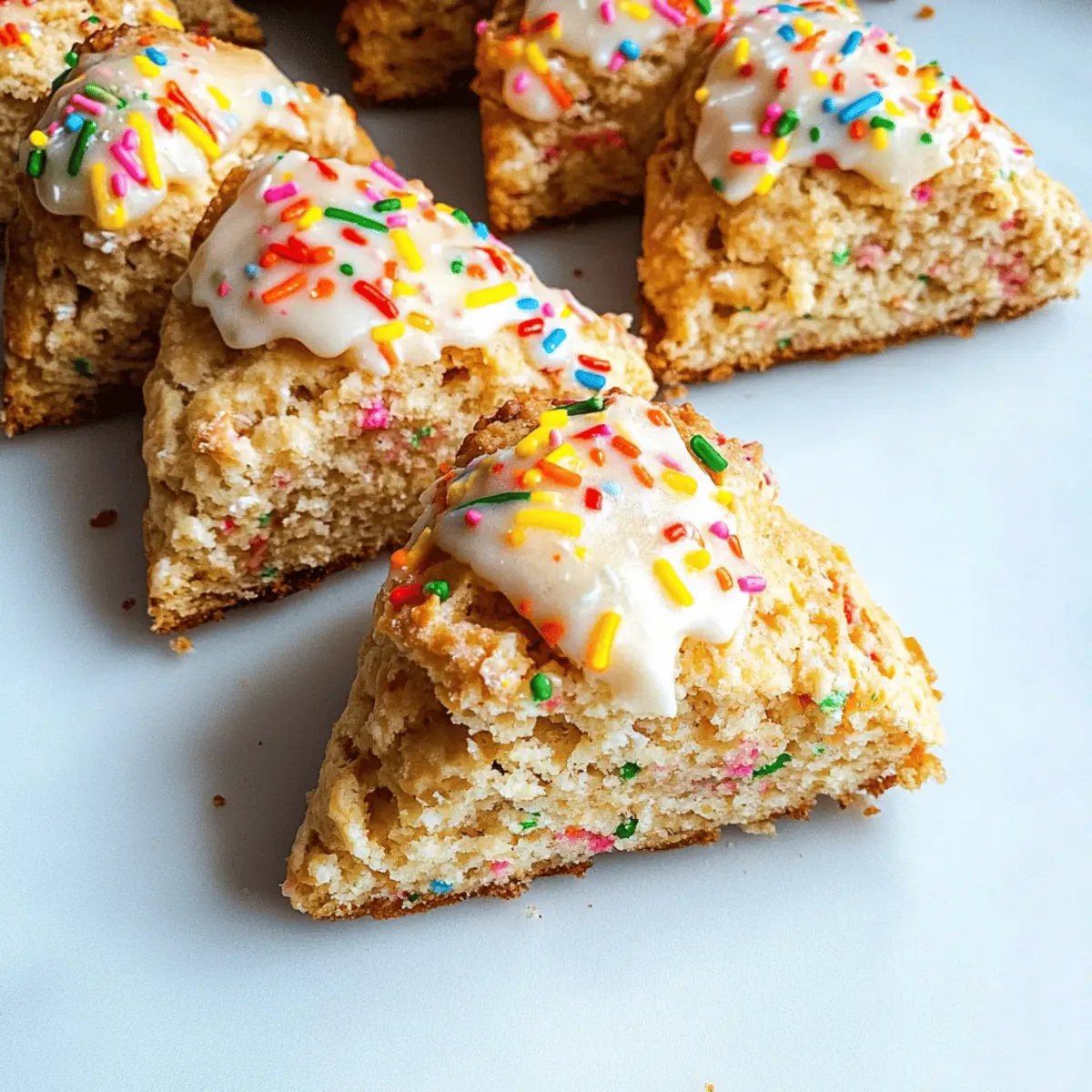 Birthday Cake Scones vpiftd