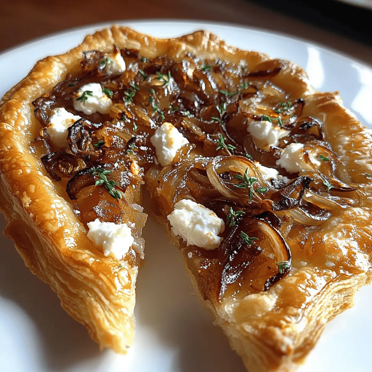 Caramelized Onion and Goat Cheese Tarts b40vnj