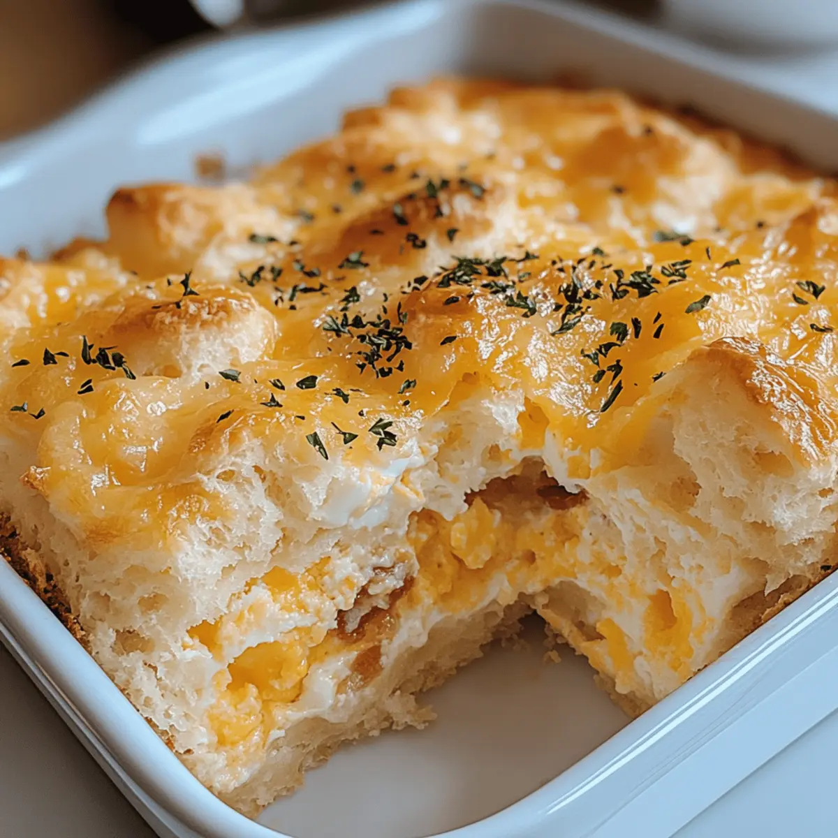 Cheddar Bay Biscuit Egg Breakfast Casserole l4vklc