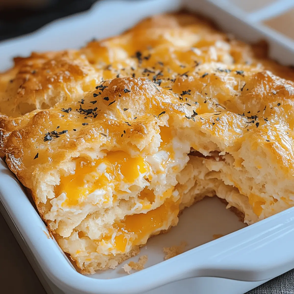 Cheddar Bay Biscuit Egg Breakfast Casserole r5fypr