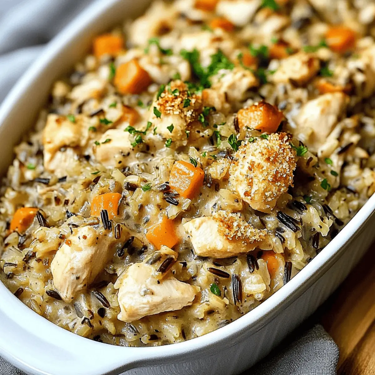 Chicken Wild Rice Casserole lqcmgu