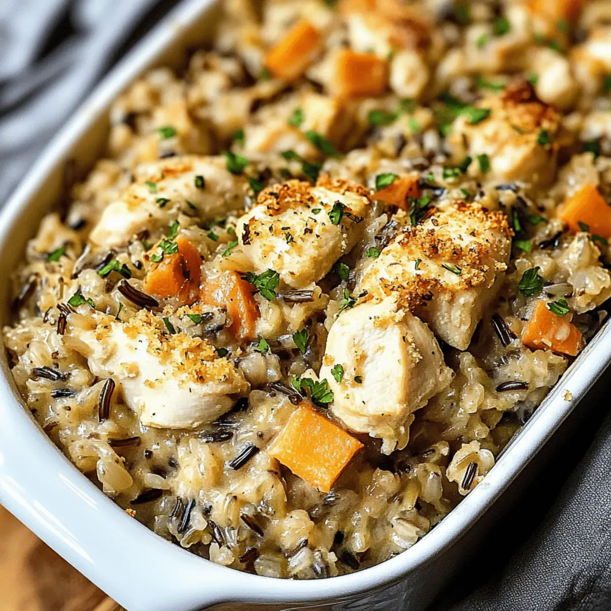 Chicken Wild Rice Casserole z51evi