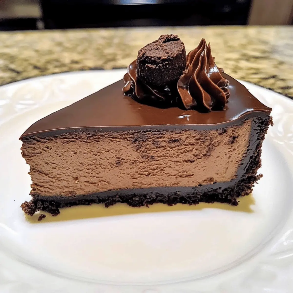 Indulge in Chocolate Fudge Truffle Cheesecake Bliss 1 Chocolate Fudge Truffle Cheesecake c7yduw