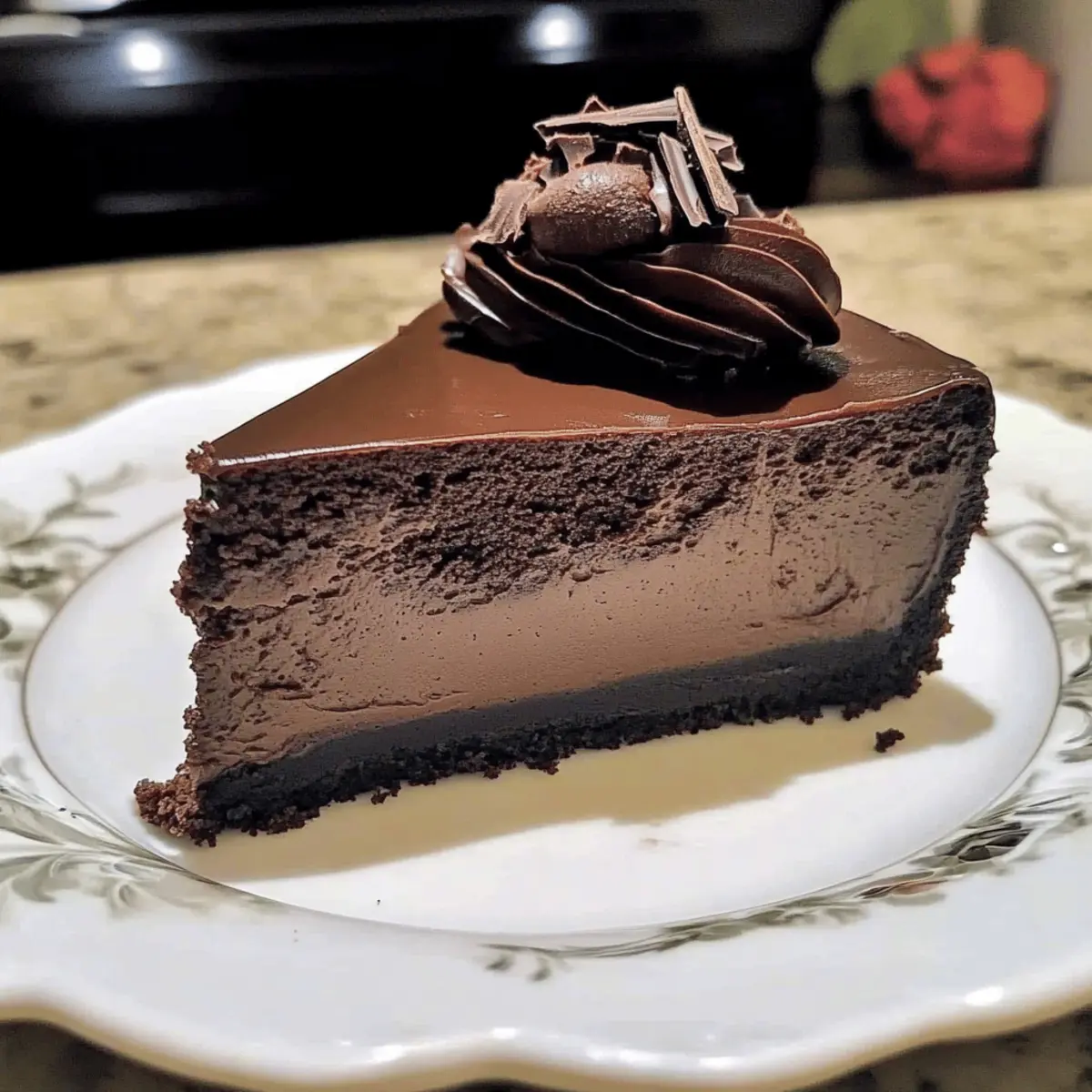 Indulge in Chocolate Fudge Truffle Cheesecake Bliss 2 Chocolate Fudge Truffle Cheesecake ydd6ns