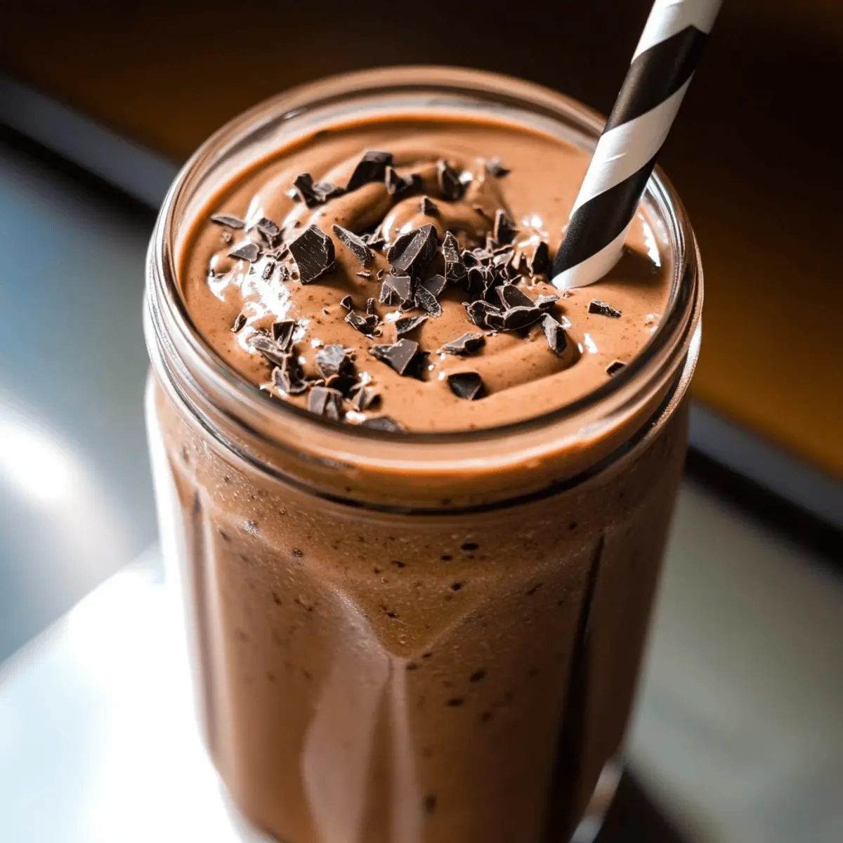 Chocolate Protein Shake kvpnvh