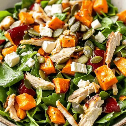 Chopped Fall Harvest Salad with Chicken