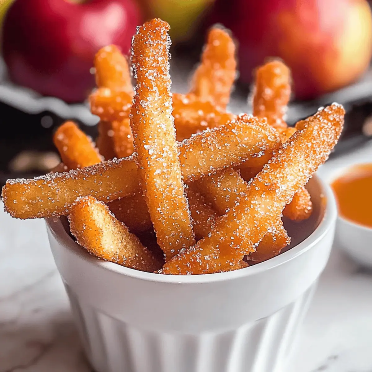 Crispy Air Fryer Apple Fries emmfg1