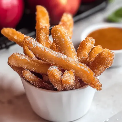 Crispy Air Fryer Apple Fries