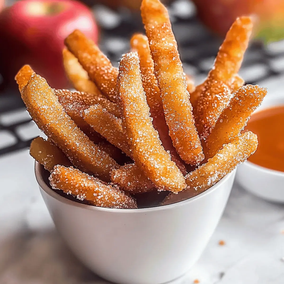 Crispy Air Fryer Apple Fries w6gysz
