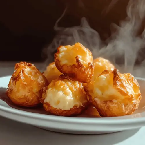 Crispy Mashed Potato Cheese Puffs