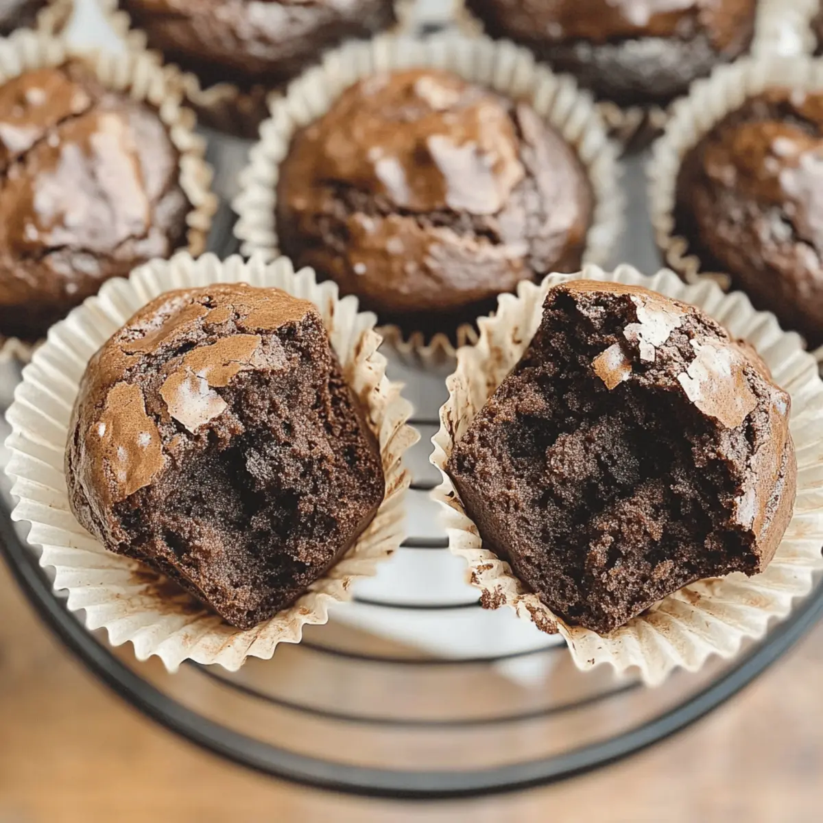 Double Chocolate Sourdough Muffins jtnupz