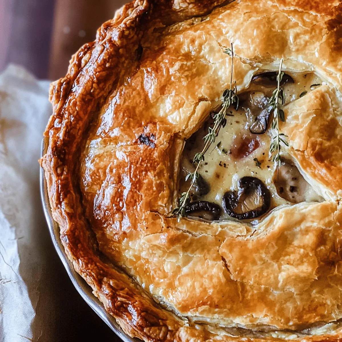 Savory French Chicken and Mushroom Pie for Cozy Nights 2 French Chicken And Mushroom Pie fhymiz