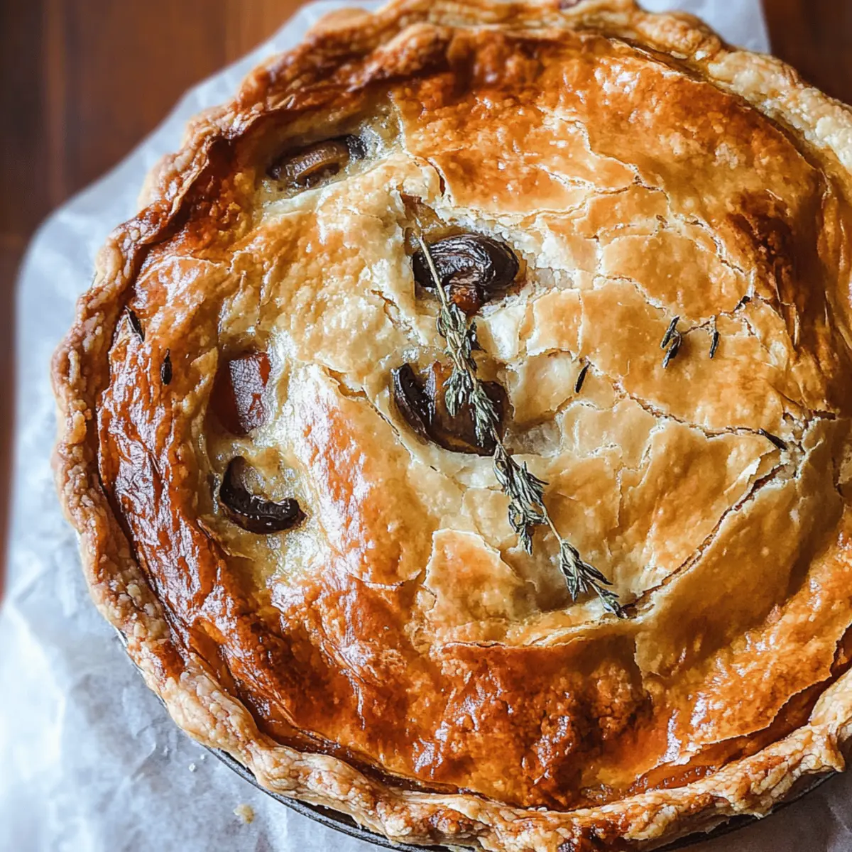Savory French Chicken and Mushroom Pie for Cozy Nights 4 French Chicken And Mushroom Pie
