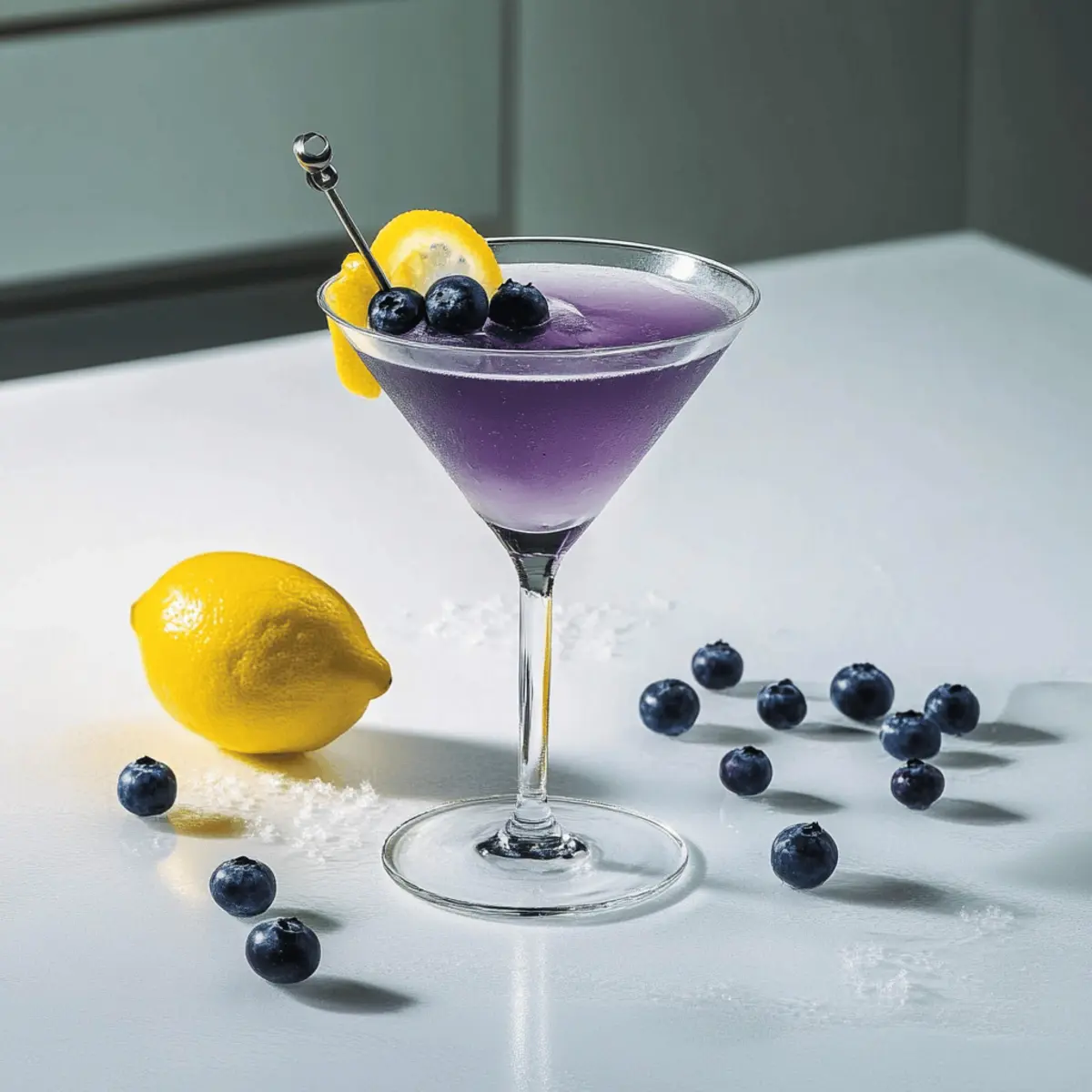 Frostbite Blueberry Martini Cocktail ja2ooa