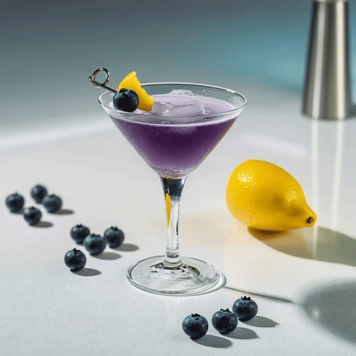 Frostbite Blueberry Martini Cocktail qukk43