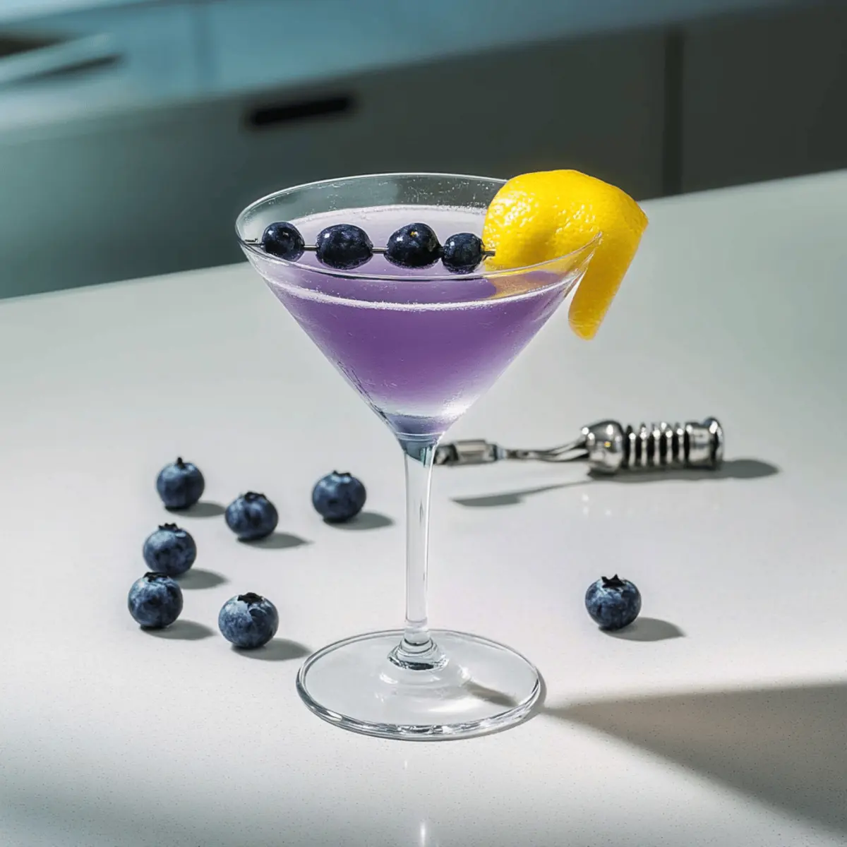 Frostbite Blueberry Martini Cocktail yrep5s