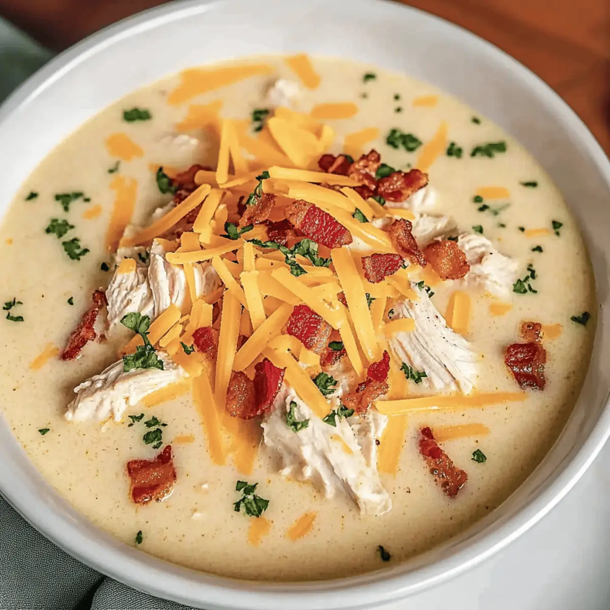 Keto Chicken Cream Cheese Soup dllpyr