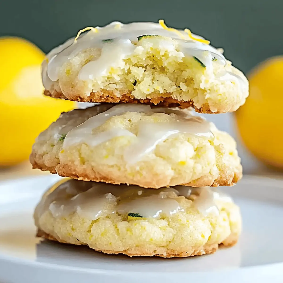 Lemon Zucchini Cookies mdrdyv