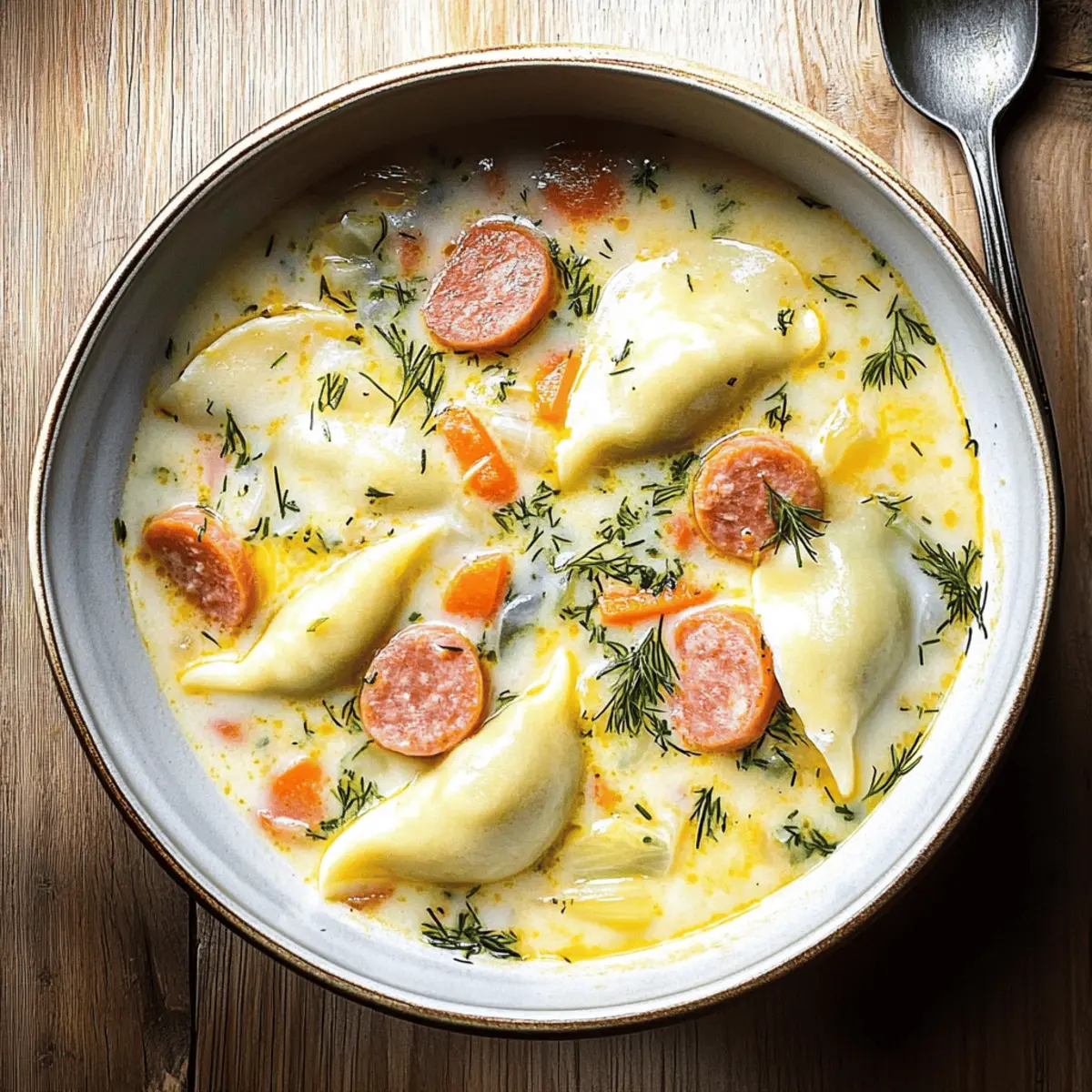 Pierogi Dill Soup e6wujm