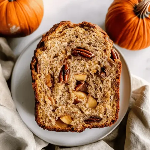 Pumpkin Apple Bread with Cinnamon and Pecans