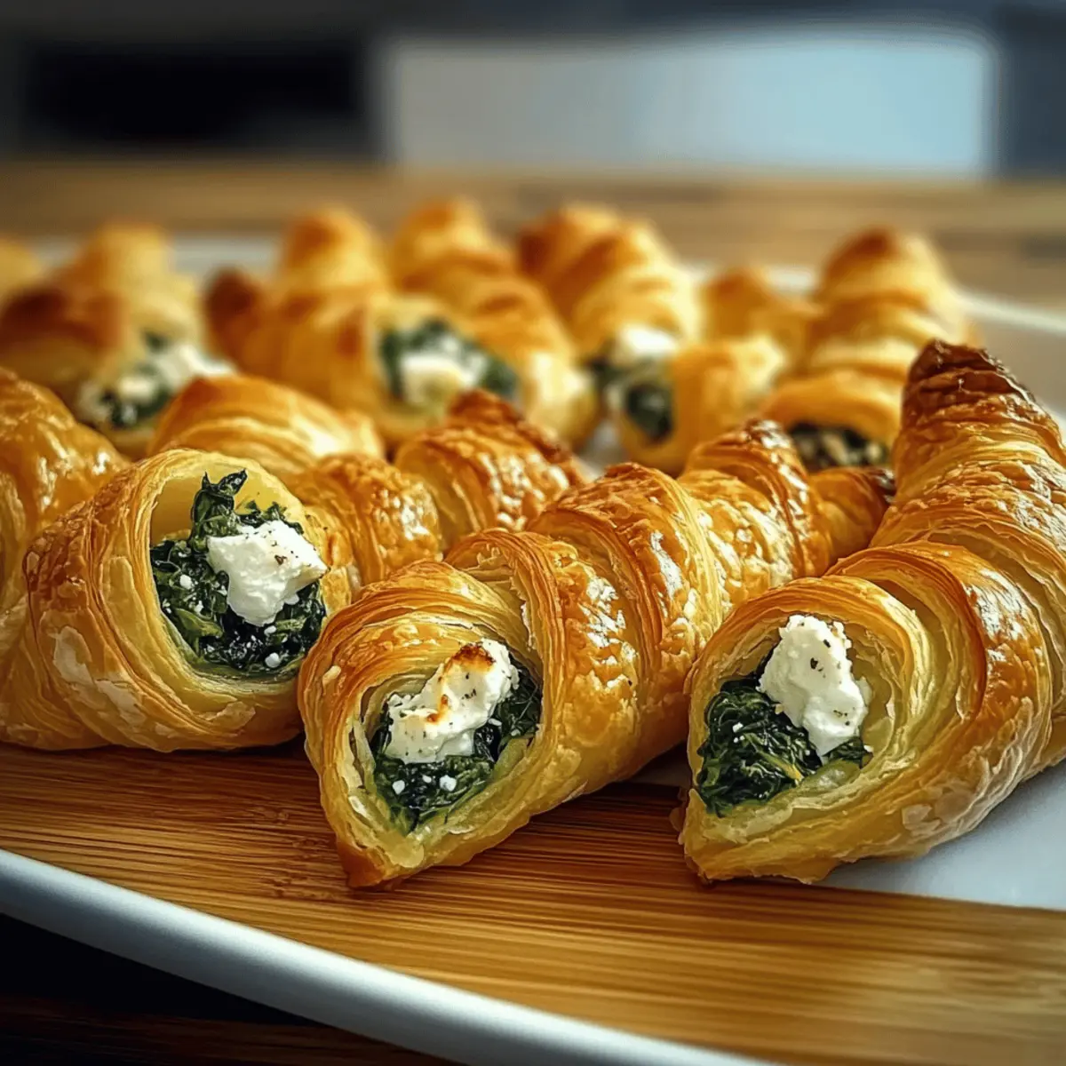 Spinach and Feta Puff Pastry Twists qv51dn