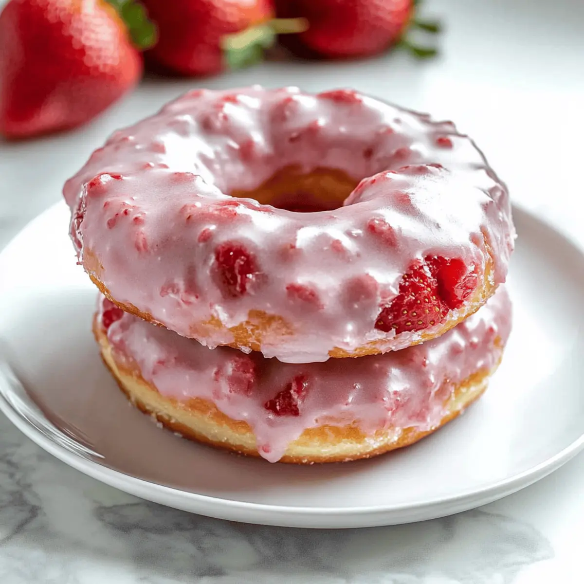 Strawberry Cake Donuts htgrtt
