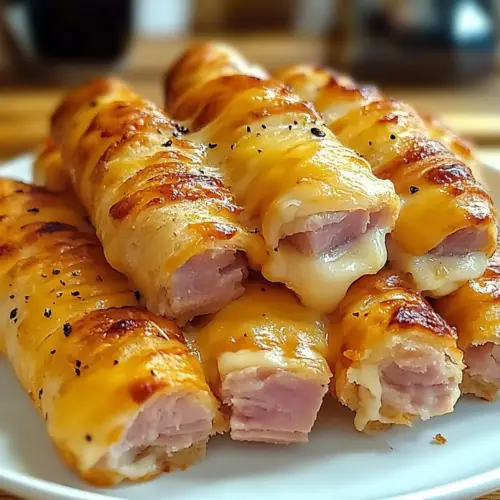 Ham and Cheese Sticks