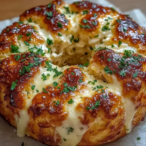 Chicken Alfredo Monkey Bread