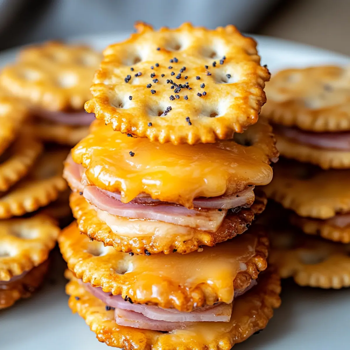 Ritz Cracker Party Sandwiches