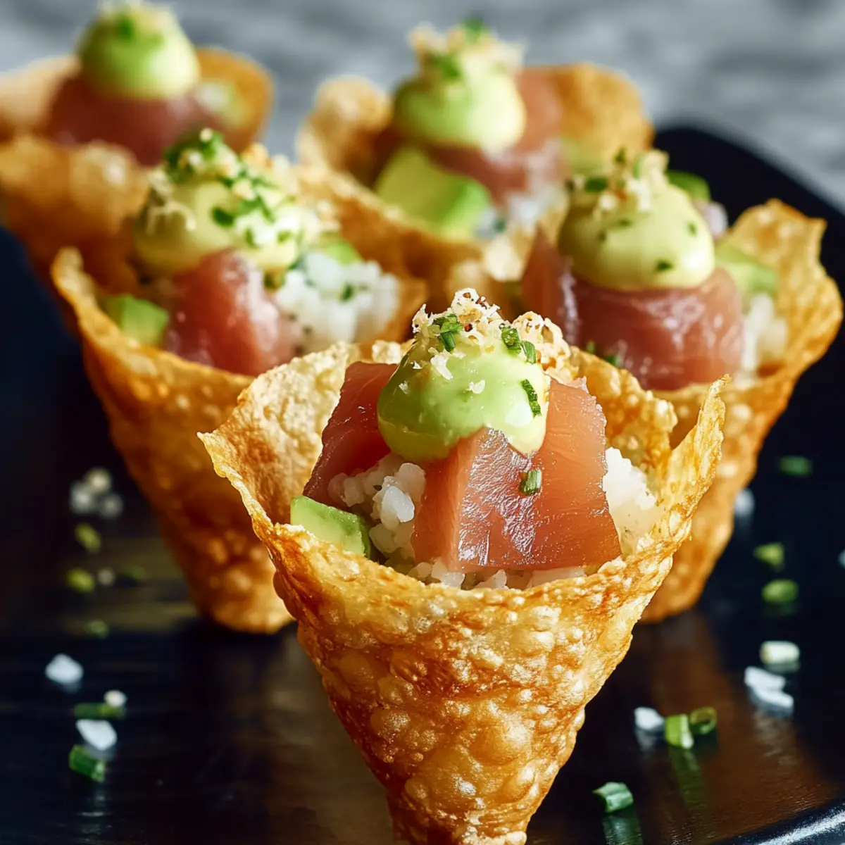Sushi Wonton Cones: Fun, Crispy Bites for DIY Dining 1 7facb357 0674 4f4c 9f0e 5fb06978badftr y39ota