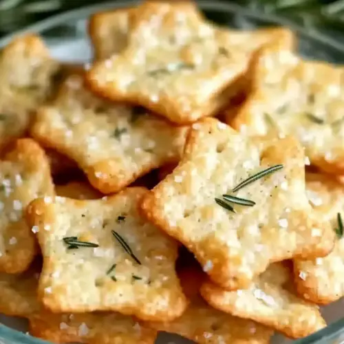 Parmesan Rosemary Crackers